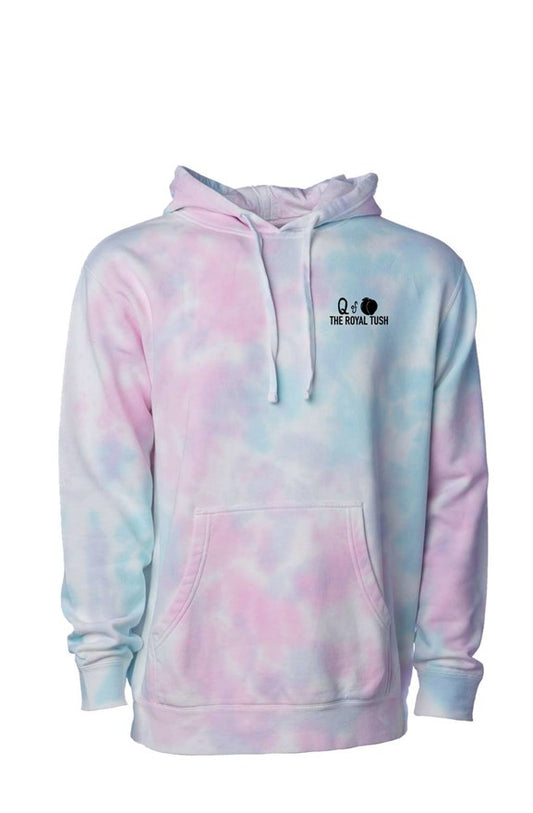 Queen of Peaches Tie Dye Cotton Candy Hoodie