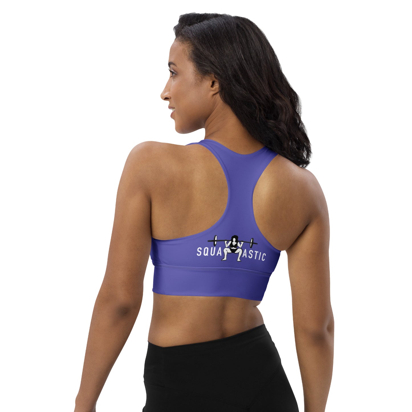 Queen of Peaches squatastic Longline sports bra