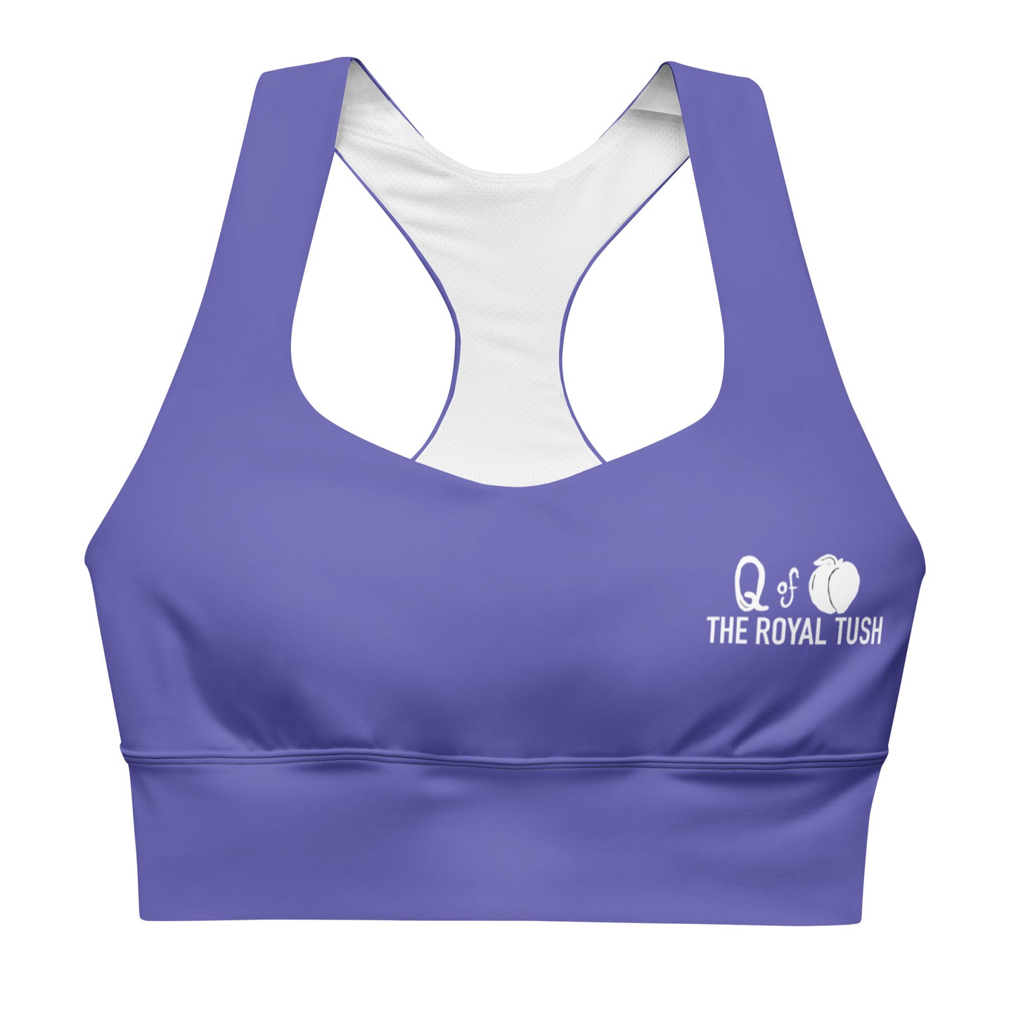 Queen of Peaches squatastic Longline sports bra