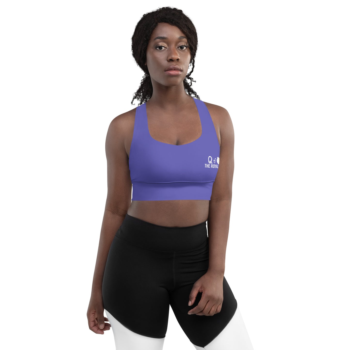 Queen of Peaches squatastic Longline sports bra