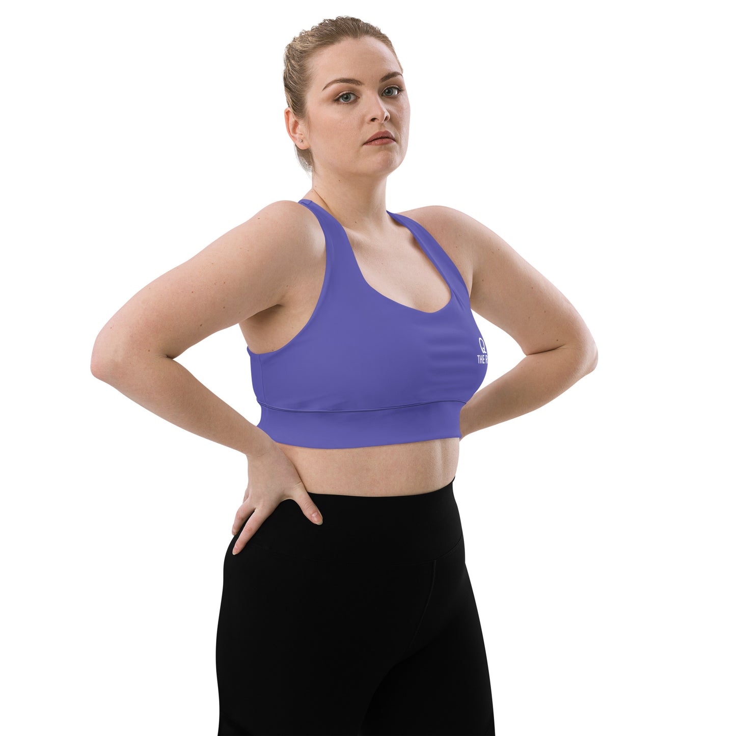 Queen of Peaches squatastic Longline sports bra